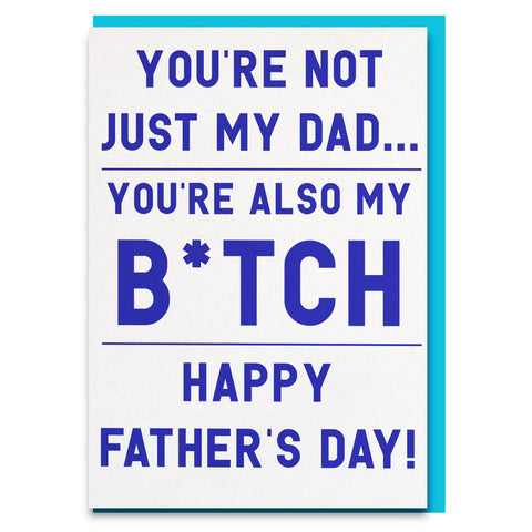 rude father's day card