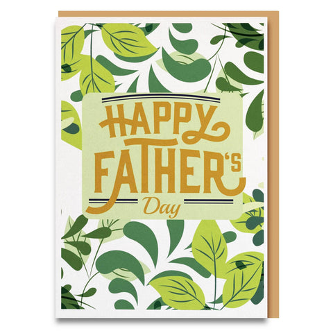Happy father's day (leaves)