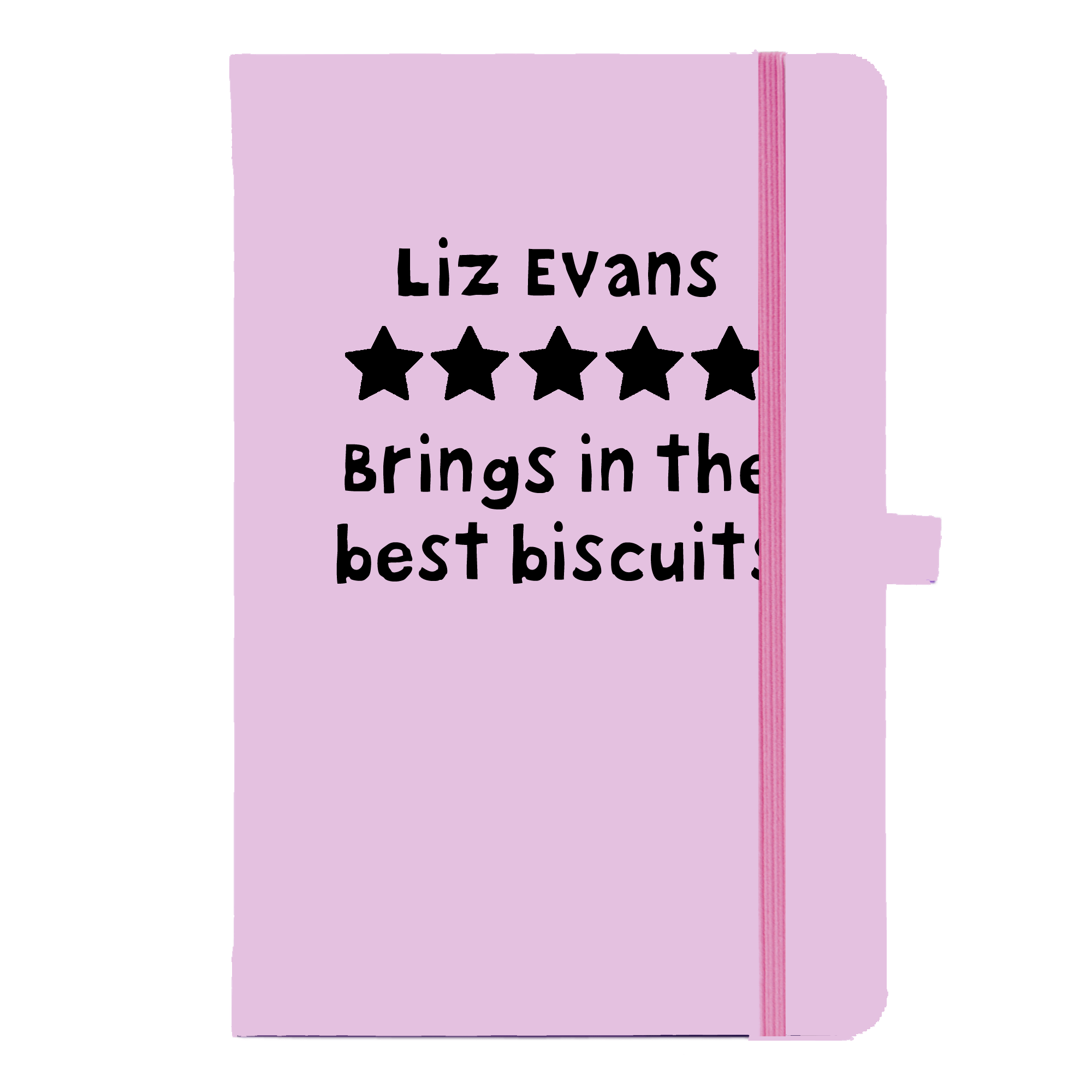 Personalised 5 star notebook