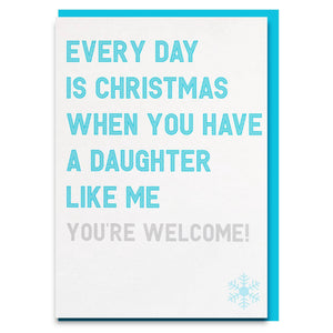 mum christmas card funny