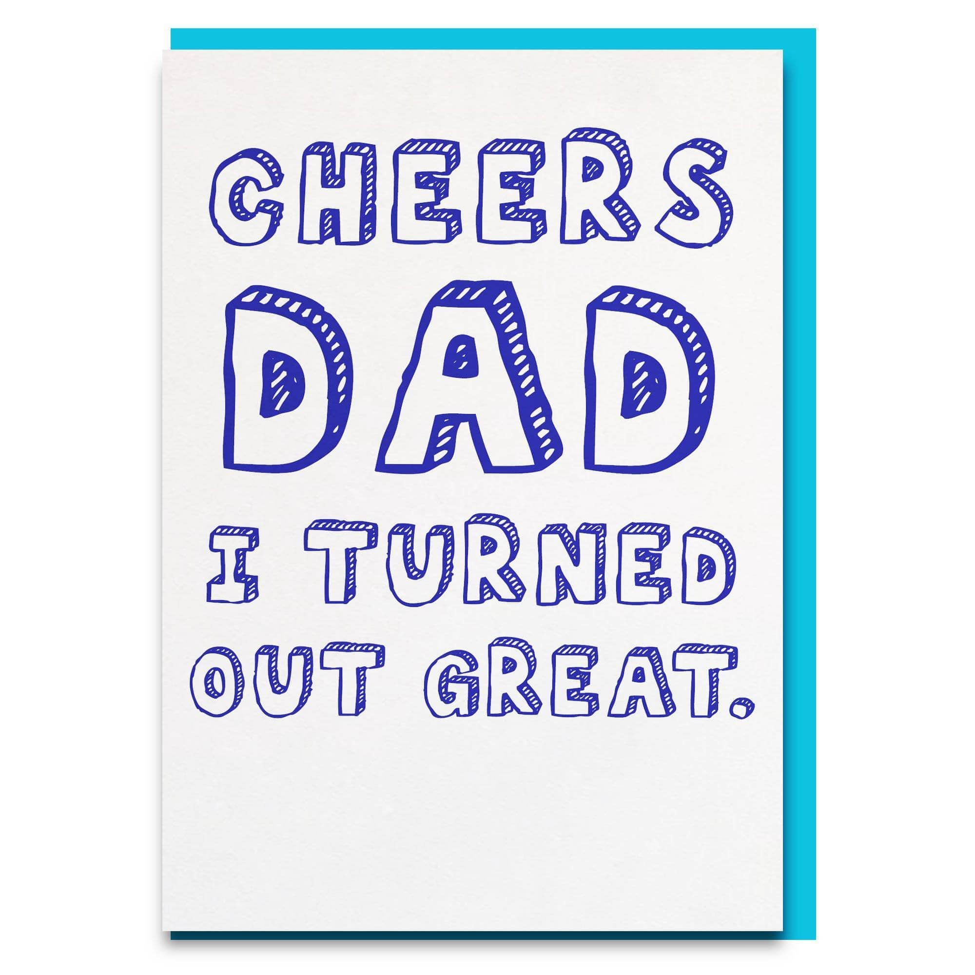 funny fathers day card