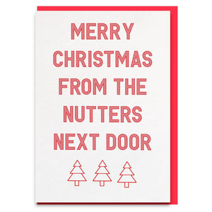 funny christmas card for neighbours