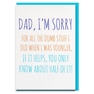 funny father's day card