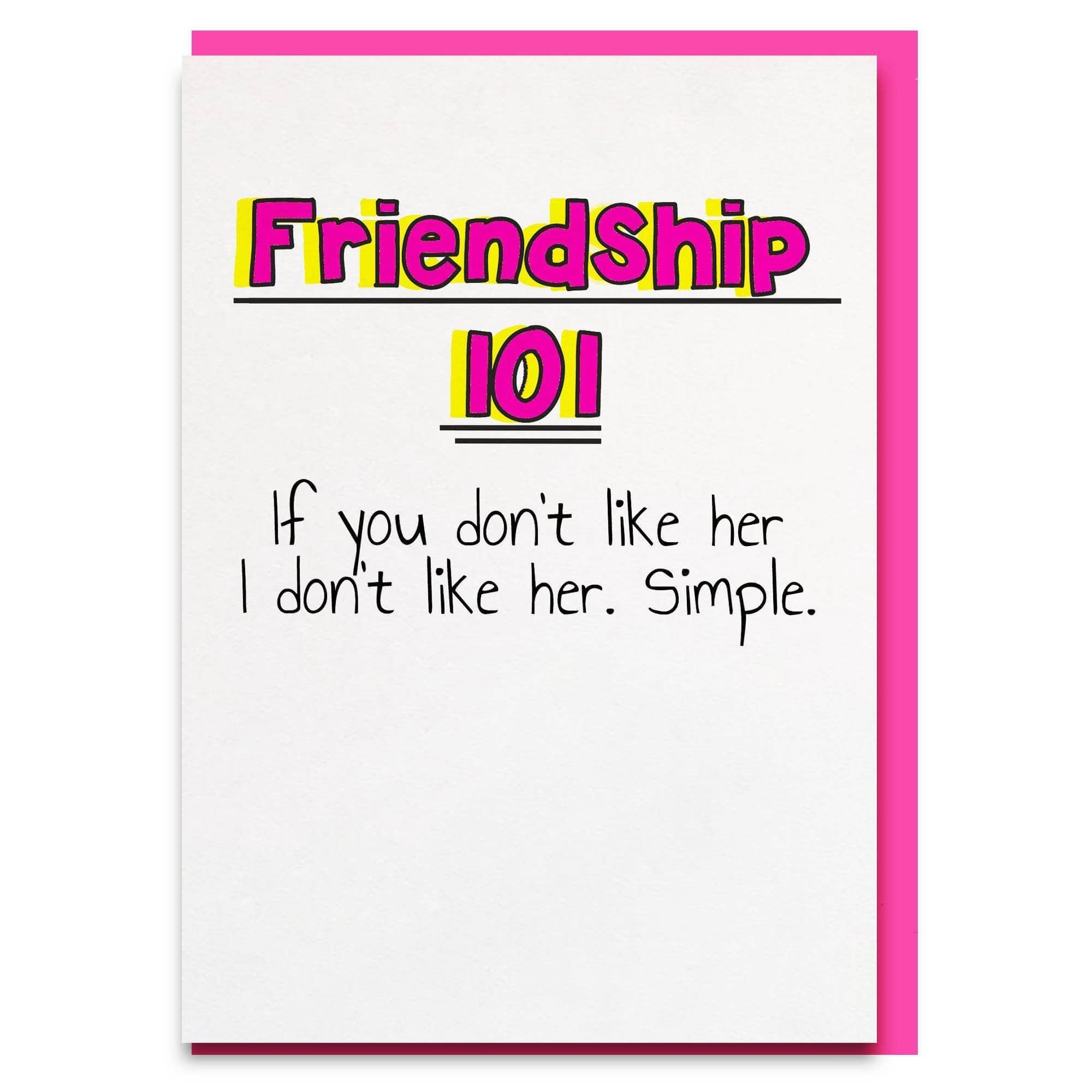 Friendship 101