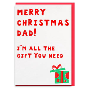 Dad christmas card funny