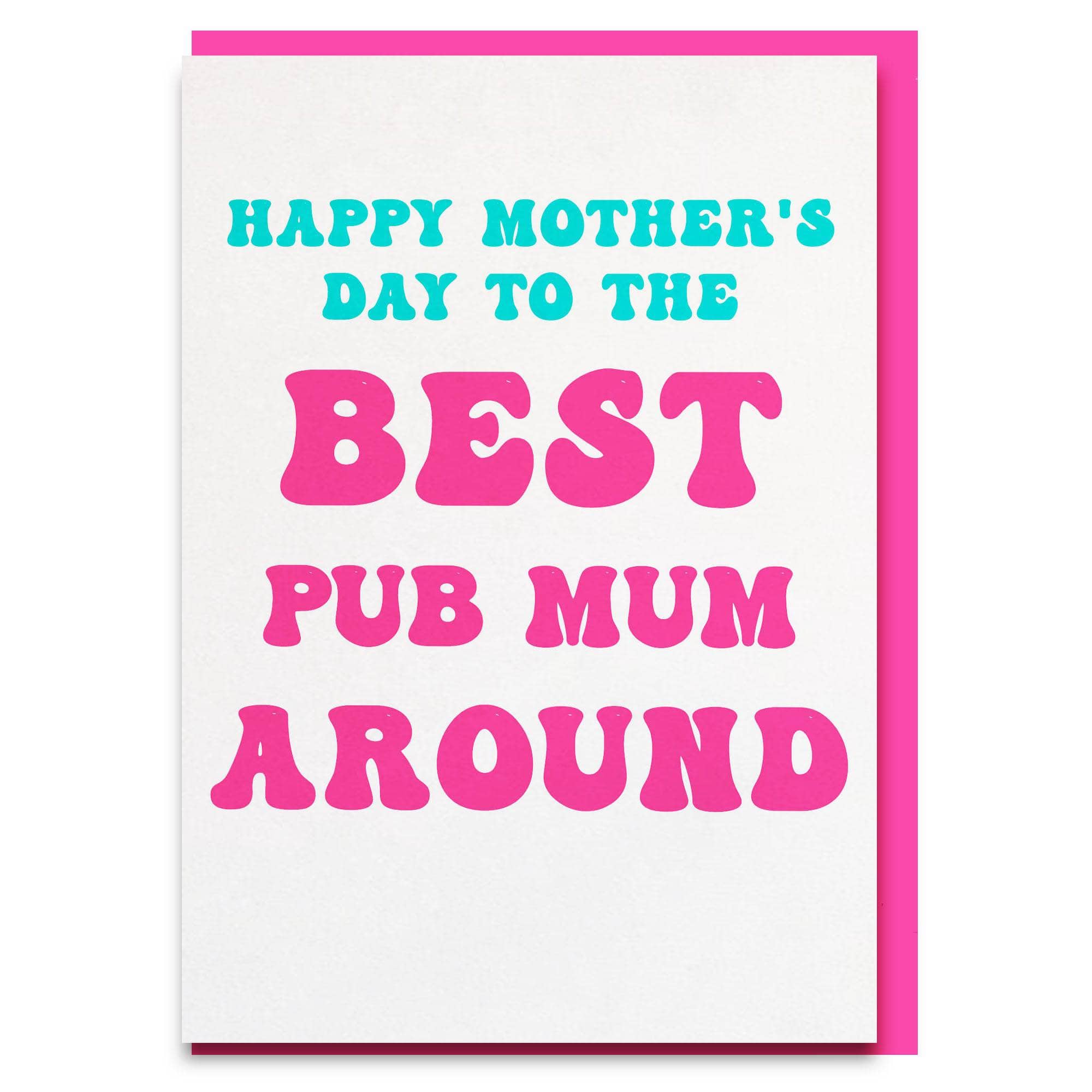 pub mum mothers day card