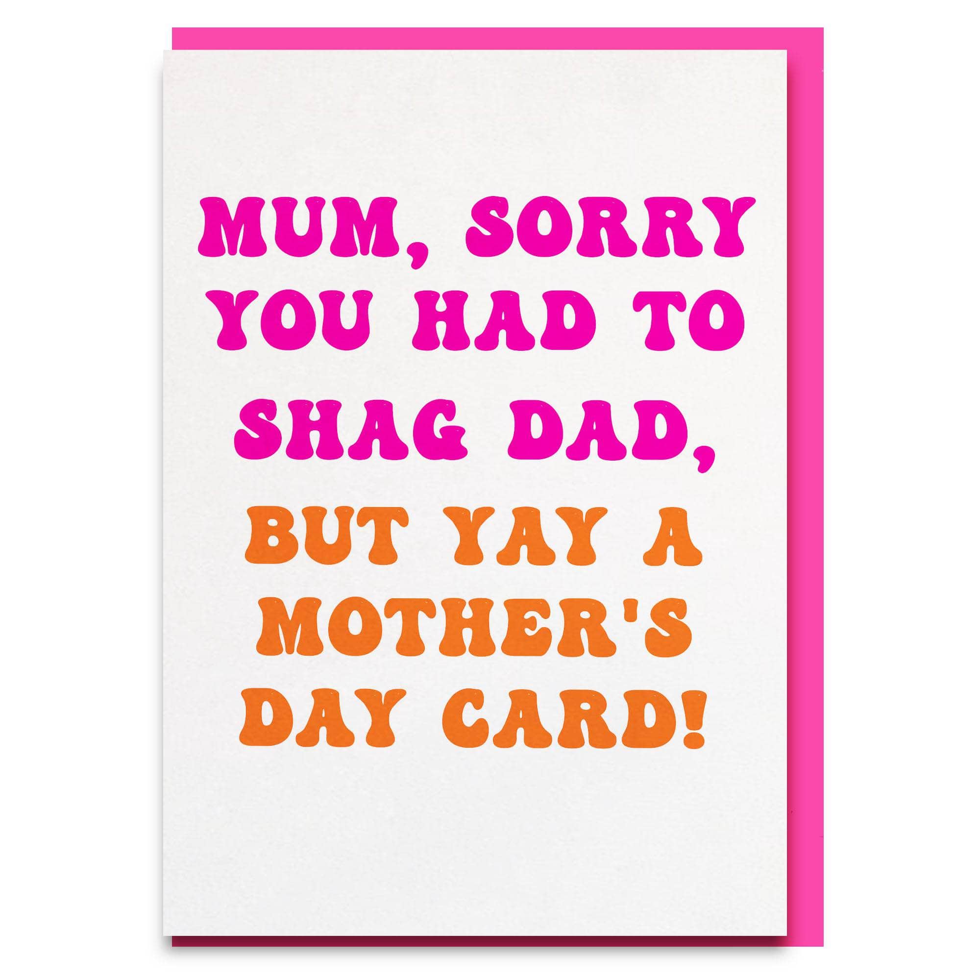 Rude Mother's Day card 