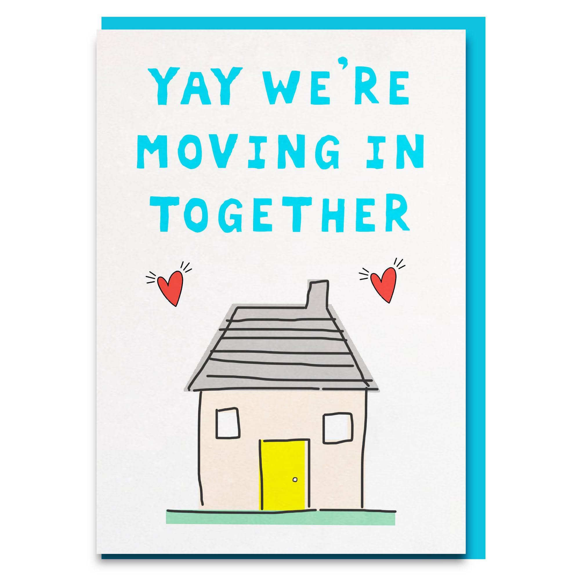 moving in together new home card