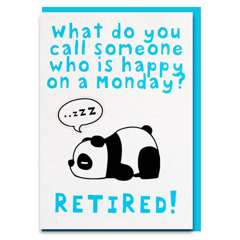 funny retirement card