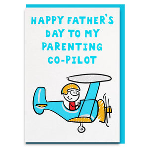 co parent fathers' day card