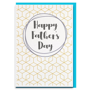 simple happy fathers day card