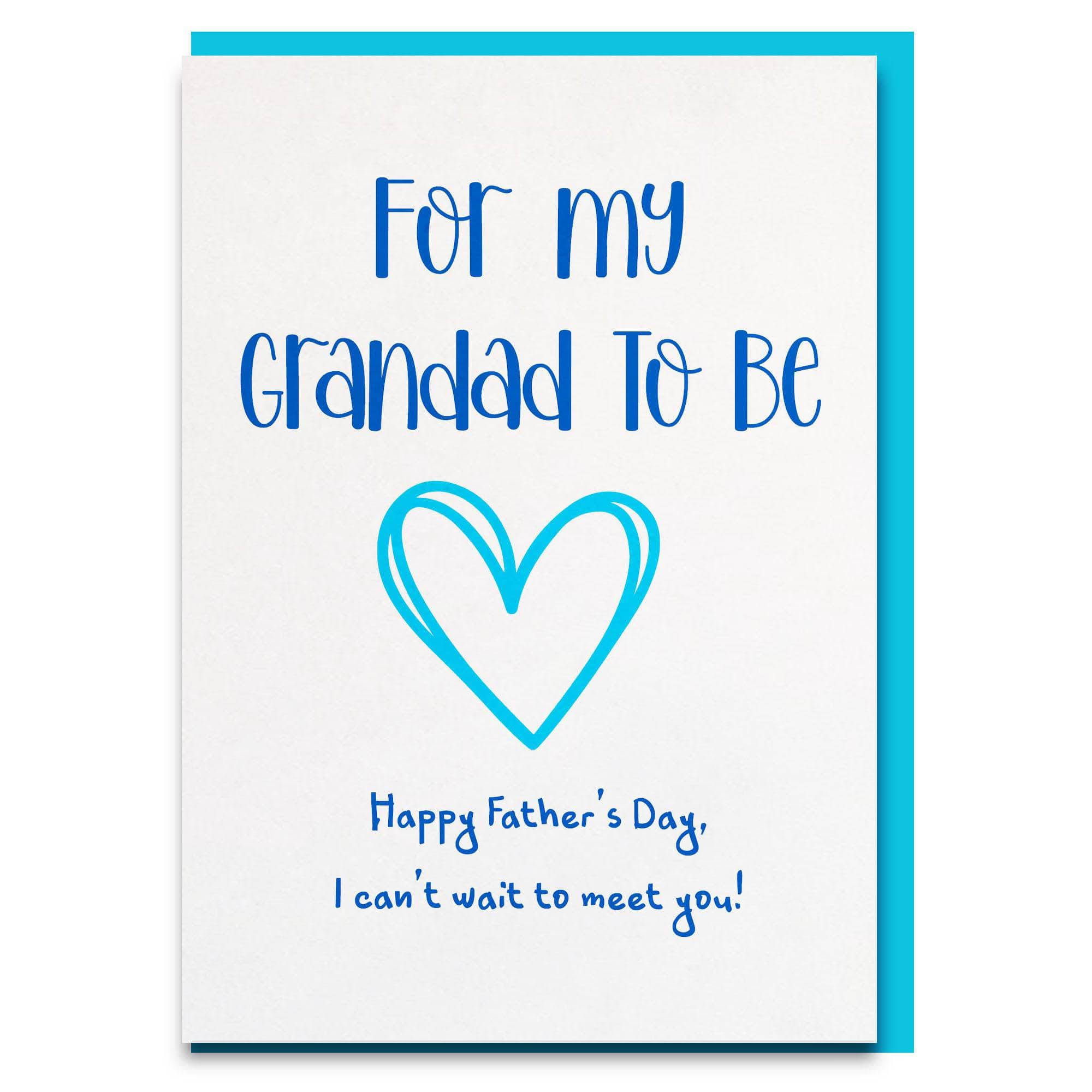 fathers day card for grandad to be 