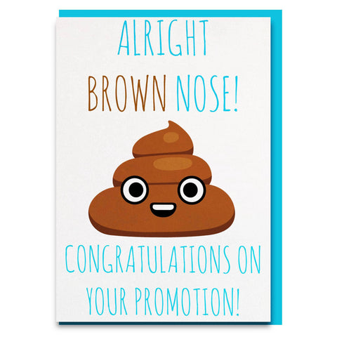 Funny and cheeky congratulations on your promotion card.
