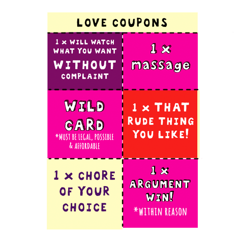 NEW! Love Coupons!