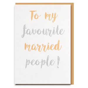 Married people!
