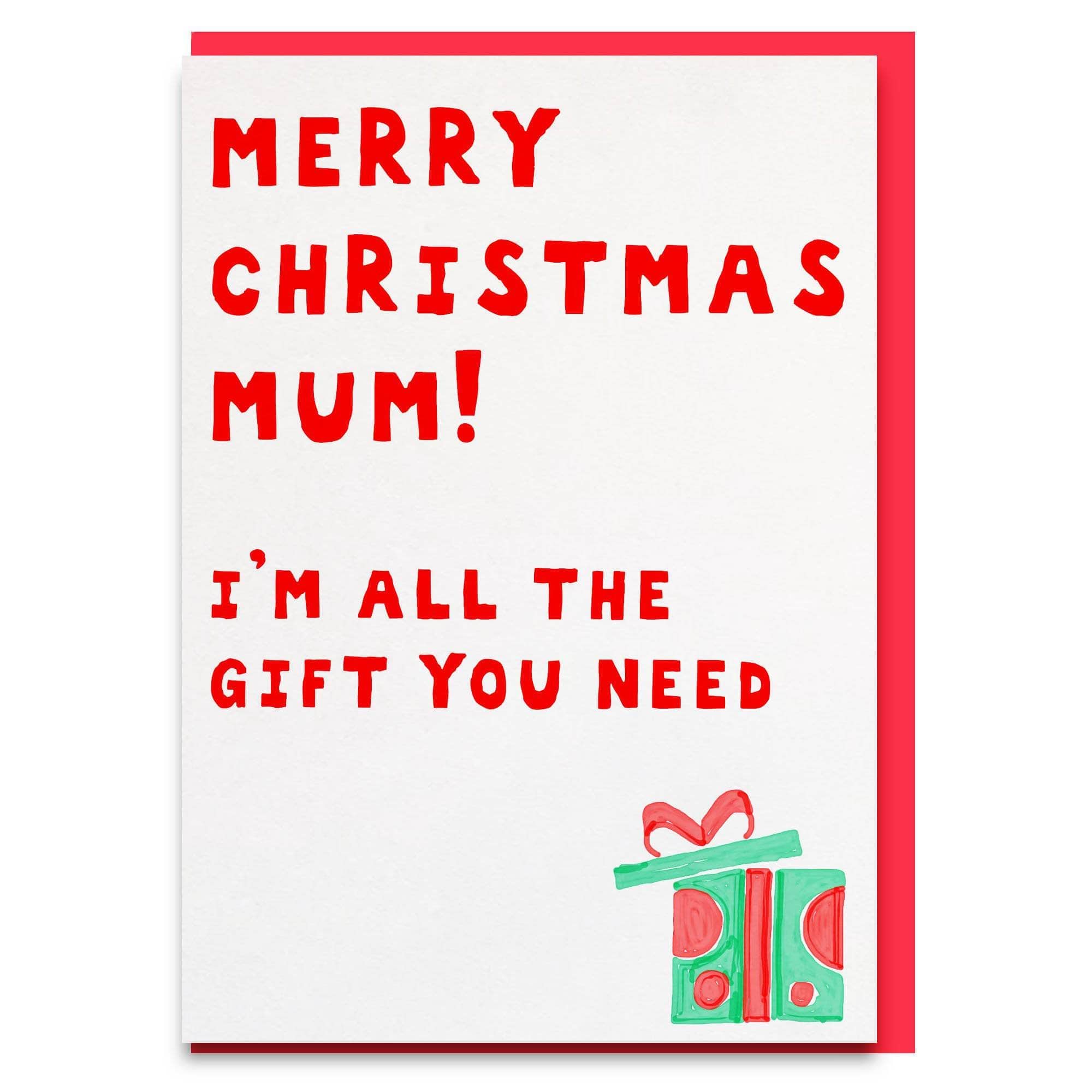 funny mum christmas card