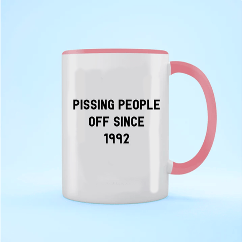 Custom birth year mug