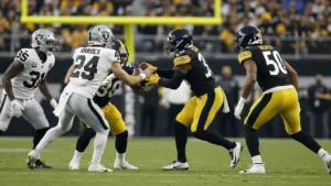 las vegas raiders vs steelers match player stats