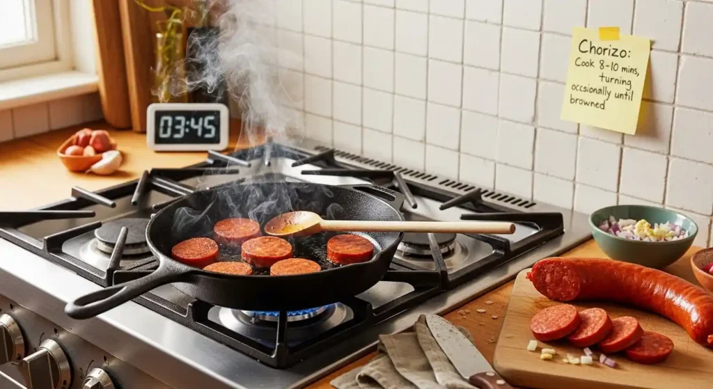 How Long to Cook Chorizo